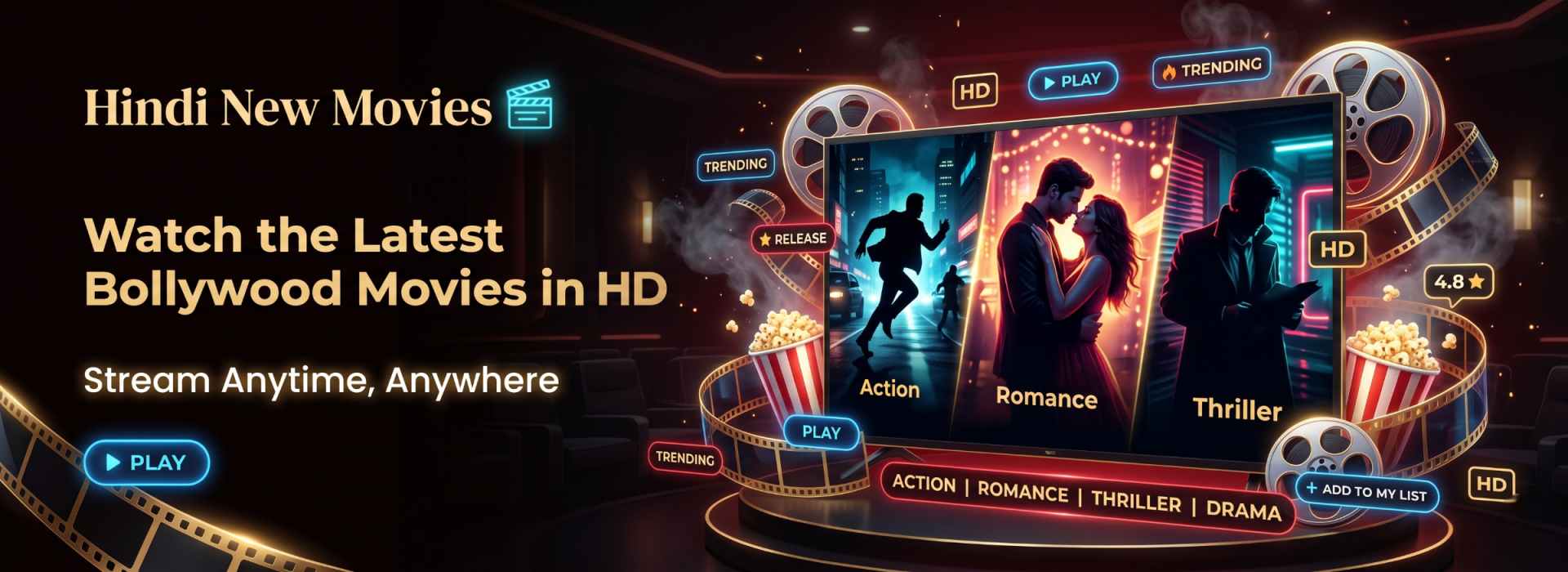 Watch Hindi New Movies Online in HD Quality